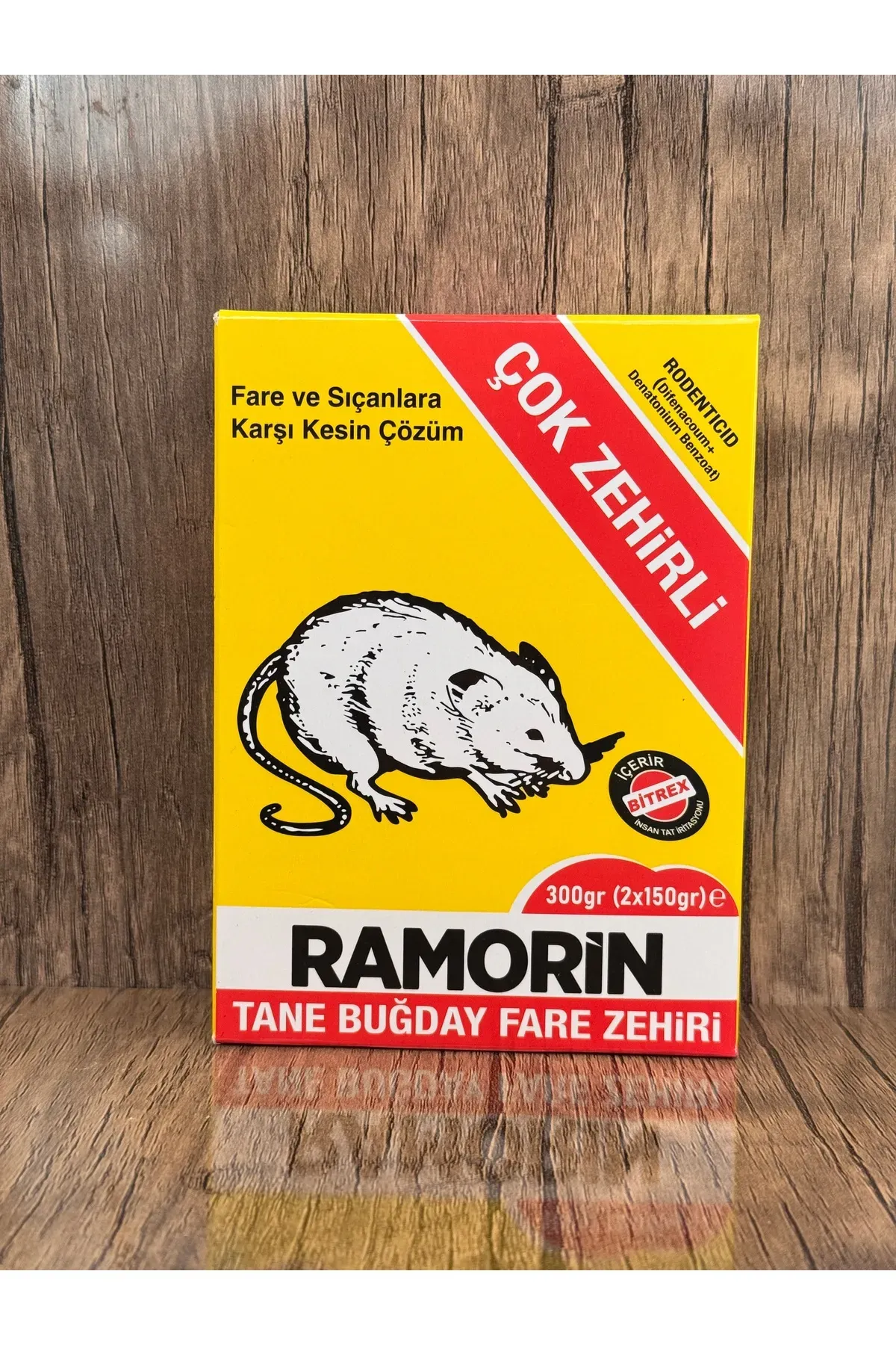 Hisar Ramorin fare zehiri 300gr ÇOK ZEHİRLİ fare buğdayı etkili kesin çözüm
