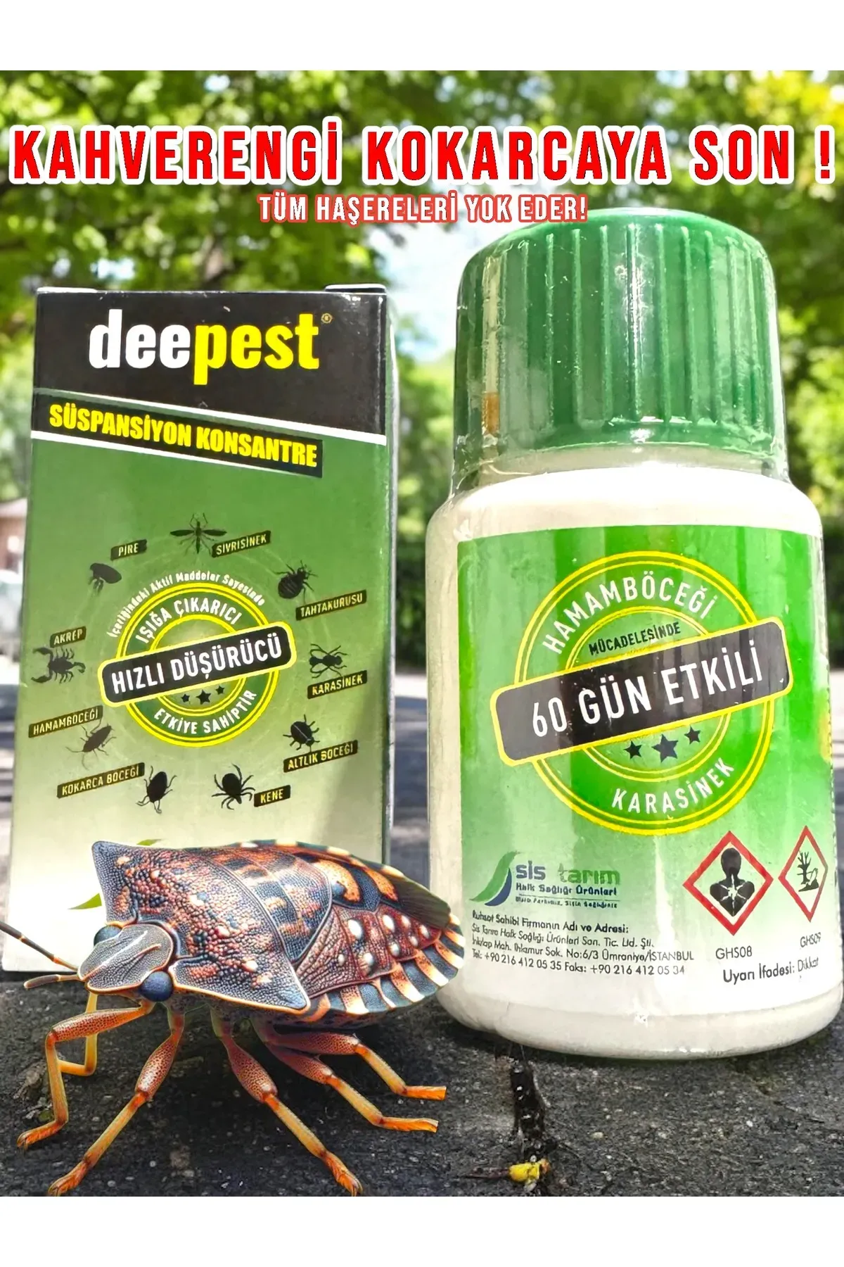 Deepest Kahverengi Kokarcao Böceği,gümüş,pire,kalorifer,bit,hamam Ve Tüm Böcekler Için