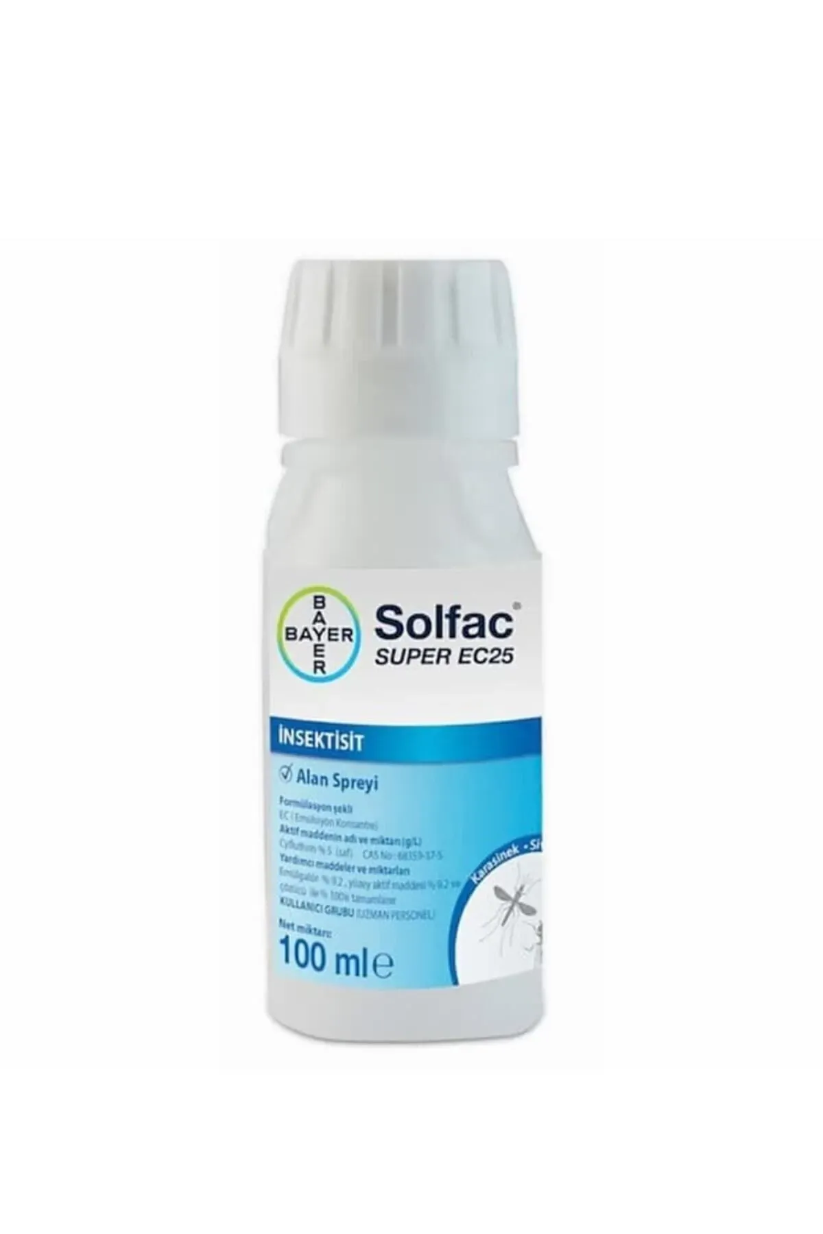 Bayer Solfac Ec25 100ml Hamamböceği Pire Sinek Ilacı