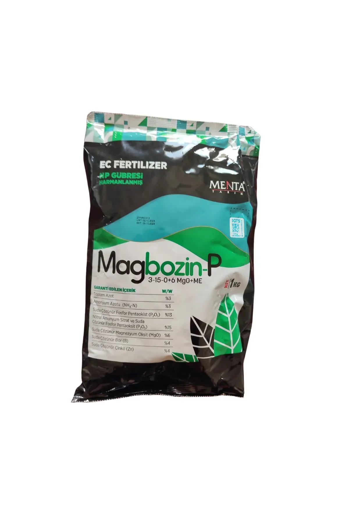 menta tarım Magbozin-p 3-15-0 6 Mgo Me Kombi Gübre Combi Gübre