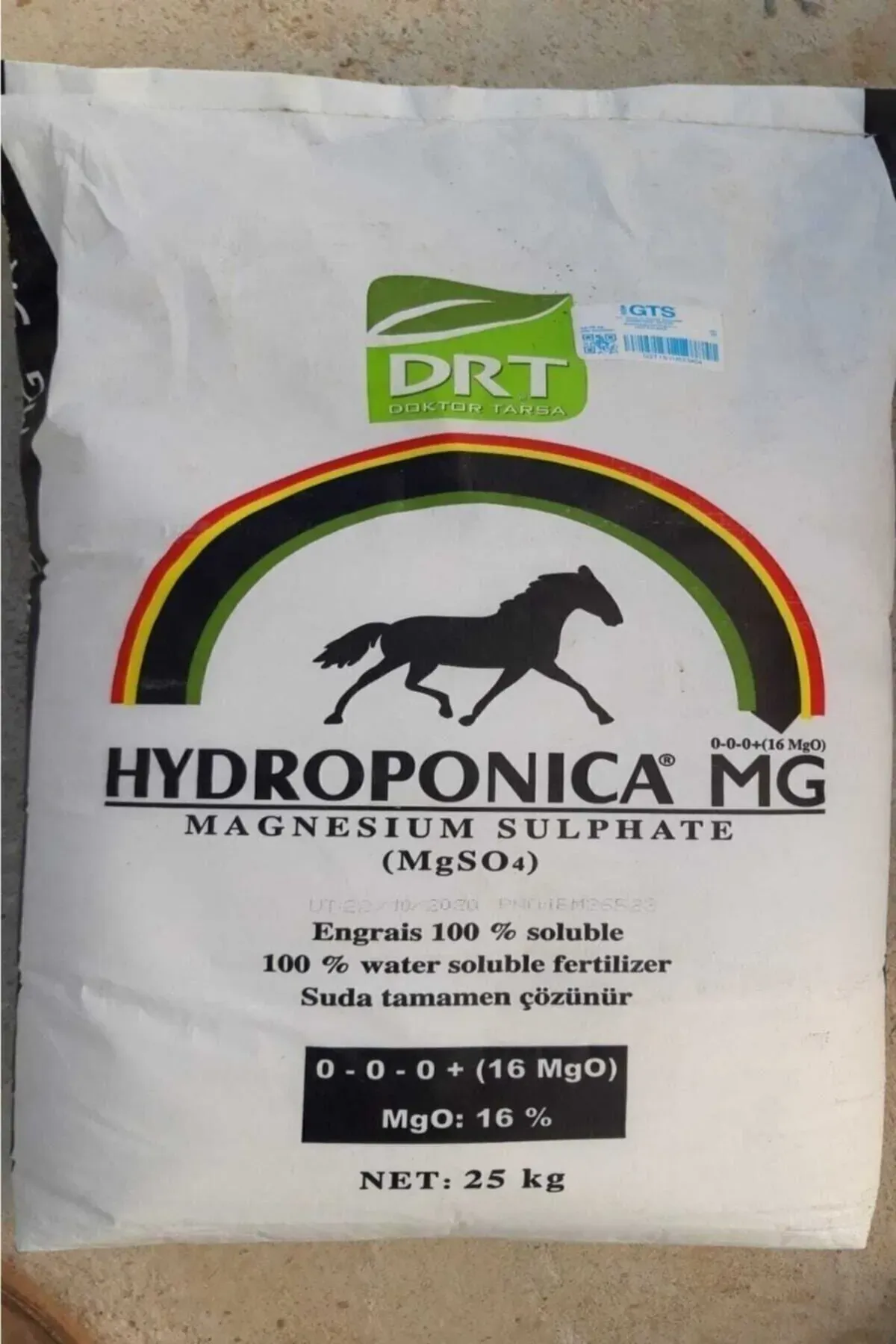 DRT Doktor Tarsa Magnezyum Sülfat 1kg Çim Yeşillendirici Gübre