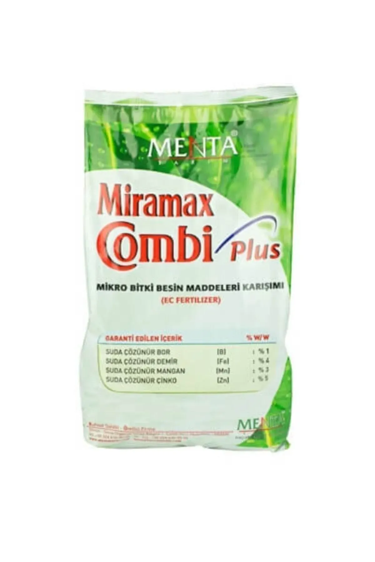menta tarım Miramax Combiplus Mikro Bitki Besin Maddeleri Karışımı