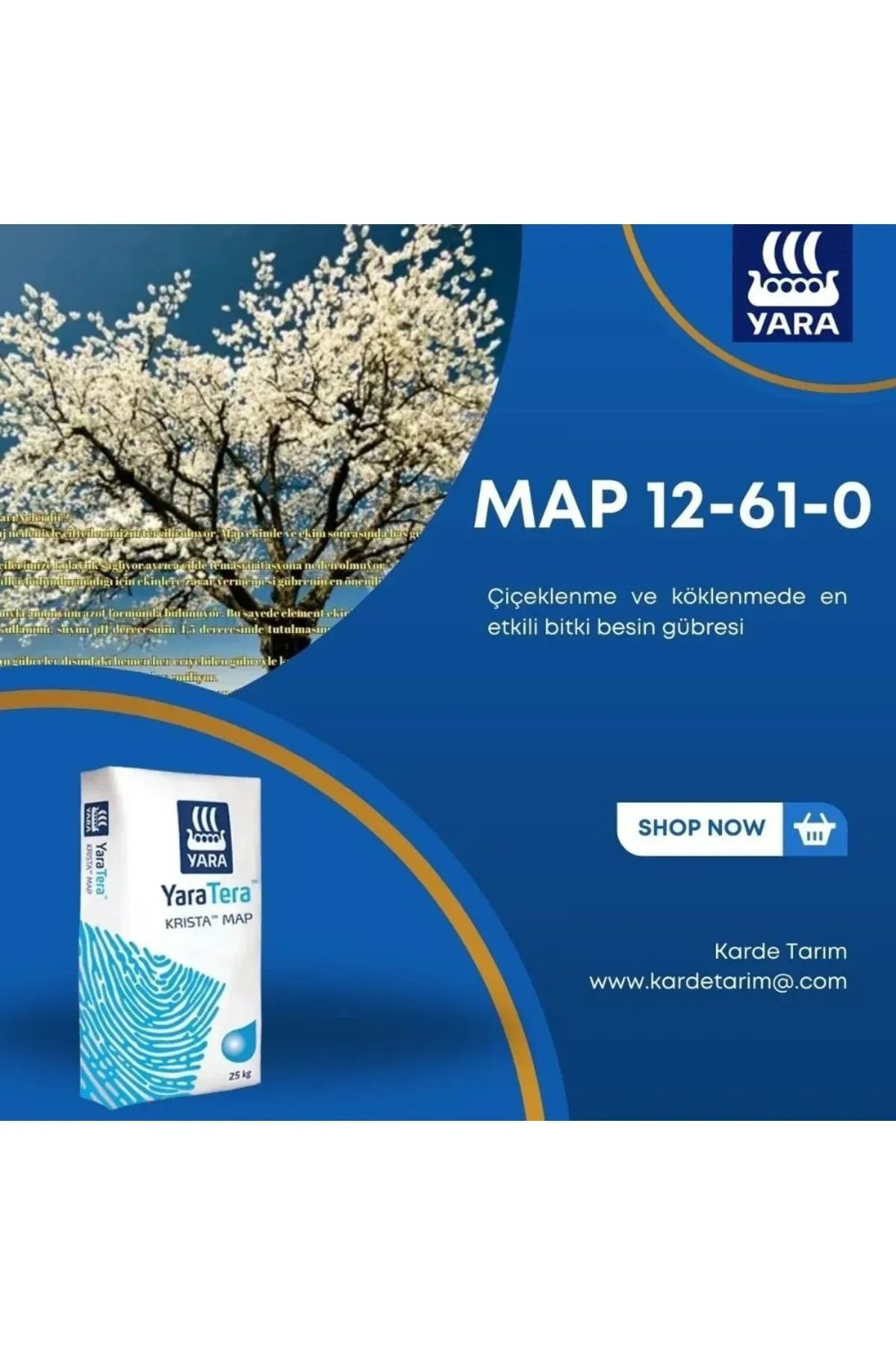 Gübretaş Çiçeklendirici Map Gübre 500 gr Yara Tera