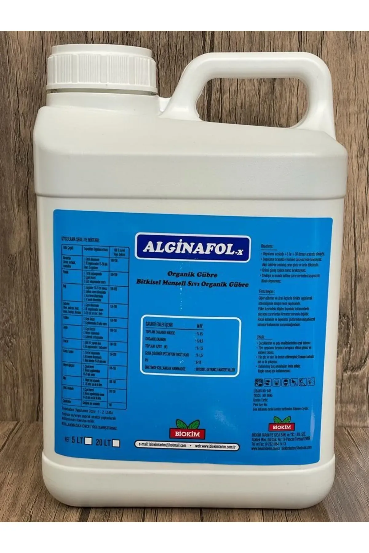 BİOKİM Alginafol-x Sıvı Deniz Yosunu 5 lt